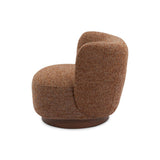 Liang & Eimil Bruno Swivel Occasional Chair – Norfolk Brown & Mid Brown