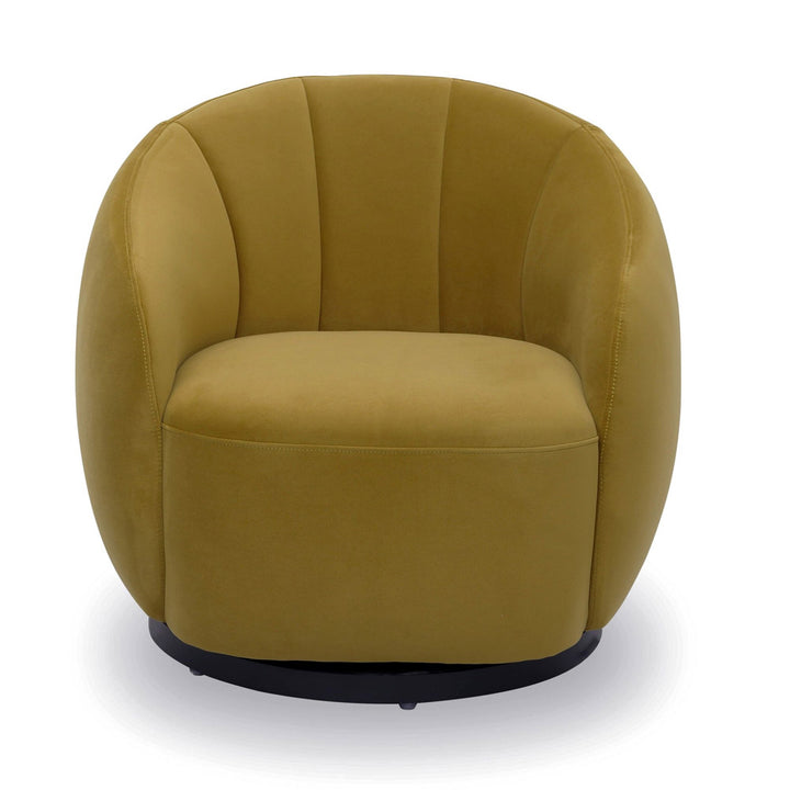 Liang & Eimil Bulpa Occasional Chair - Kaster Mustard Velvet