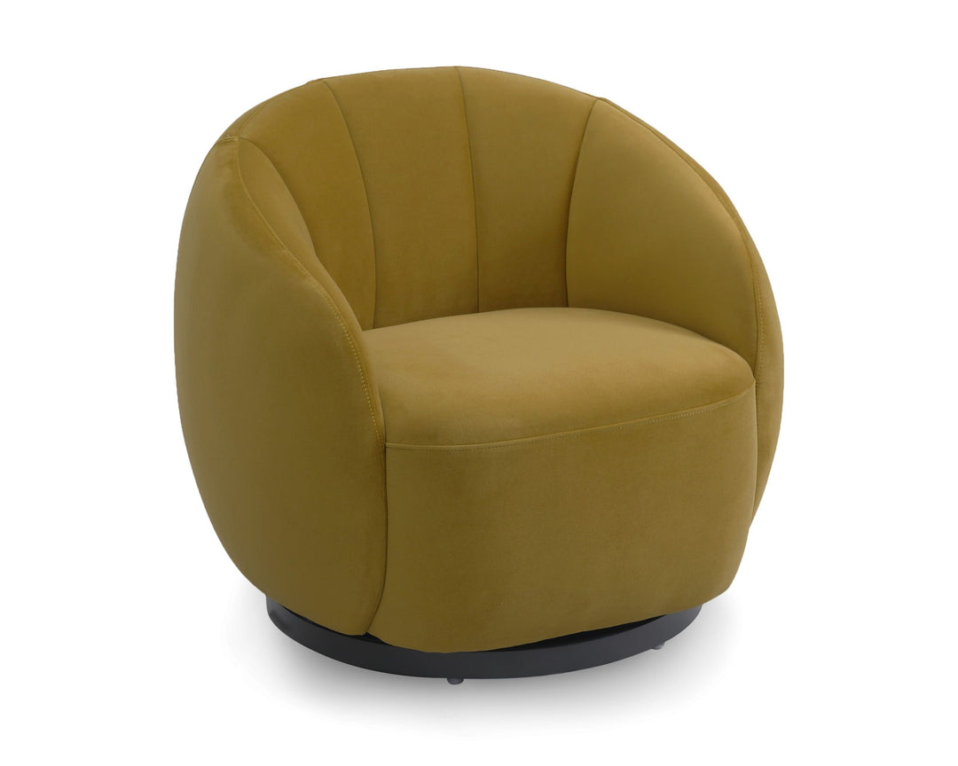 Liang & Eimil Bulpa Occasional Chair - Kaster Mustard Velvet