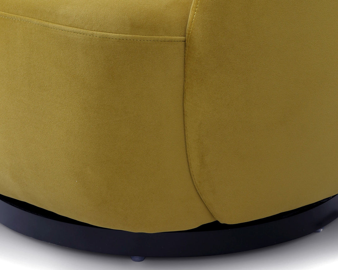 Liang & Eimil Bulpa Occasional Chair - Kaster Mustard Velvet