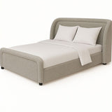 Liang & Eimil Calais King-Sized Bed – Colmer Silver Grain