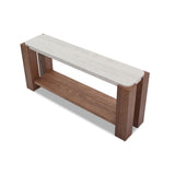 Liang & Eimil Calla Console Table – Beige & Mid Brown