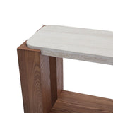 Liang & Eimil Calla Console Table – Beige & Mid Brown