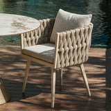 Liang & Eimil Charly Dining Chair – Forest Beige & Warm Ivory (CRIB 5)