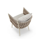 Liang & Eimil Charly Dining Chair – Forest Beige & Warm Ivory (CRIB 5)