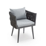 Liang & Eimil Charly Dining Chair – Hunter Stone & Charcoal Grey (CRIB 5)