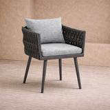 Liang & Eimil Charly Dining Chair – Hunter Stone & Charcoal Grey (CRIB 5)
