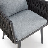 Liang & Eimil Charly Dining Chair – Hunter Stone & Charcoal Grey (CRIB 5)