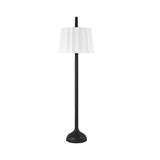 Liang & Eimil Conti Floor Lamp – White Linen/Black Ash
