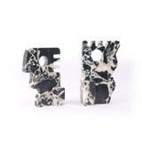 Liang & Eimil Cortex Bookends – Black Marble