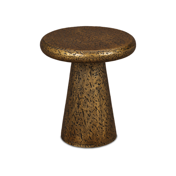 Liang & Eimil Cotto Side Table – Textured Antique Brass