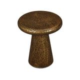 Liang & Eimil Cotto Side Table – Textured Antique Brass