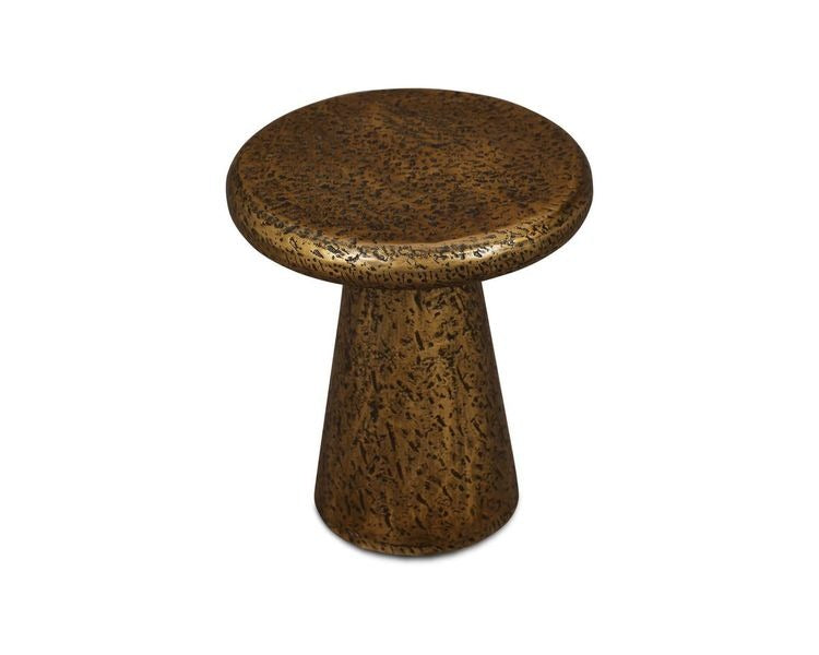 Liang & Eimil Cotto Side Table – Textured Antique Brass