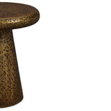 Liang & Eimil Cotto Side Table – Textured Antique Brass