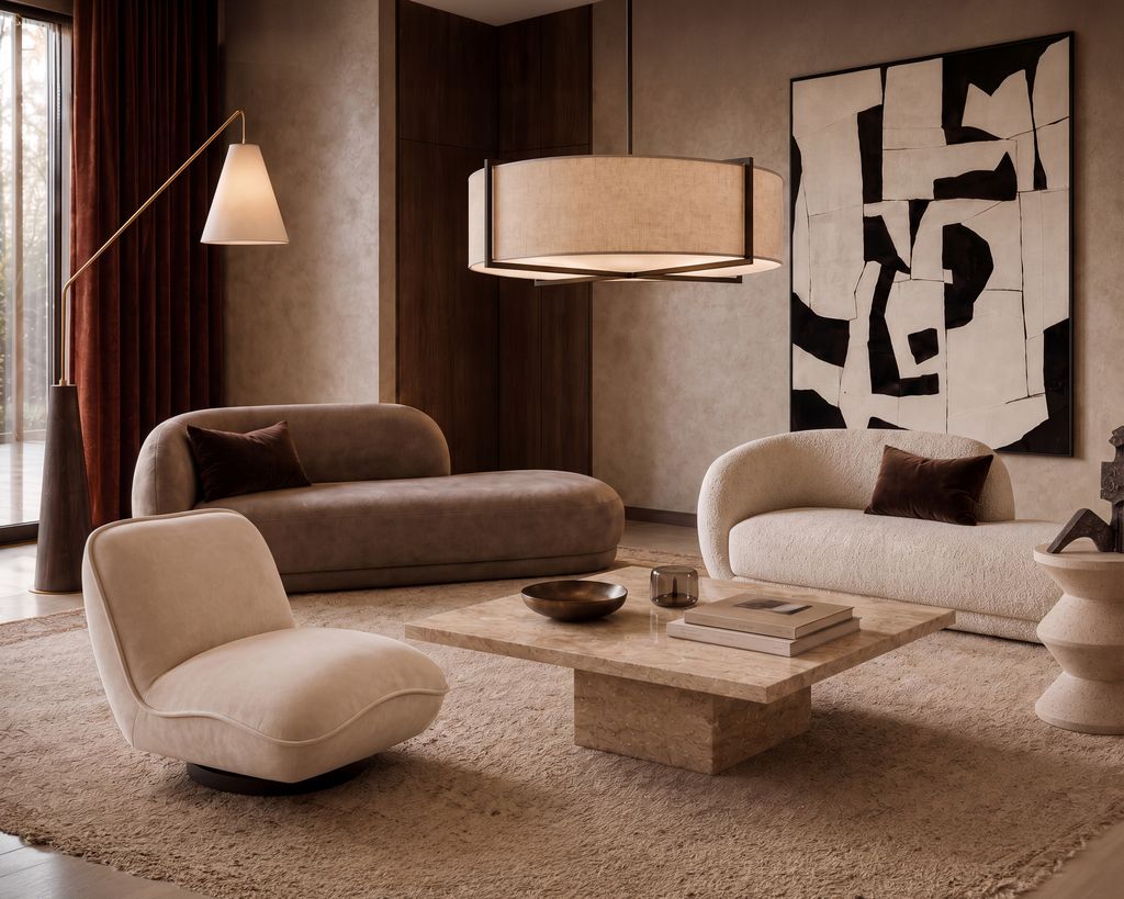 Liang & Eimil Curva Chaise Sofa – Hopper Taupe (CRIB 5)