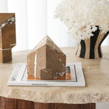 Liang & Eimil Dora Sculpture - Brown Earthy Marble