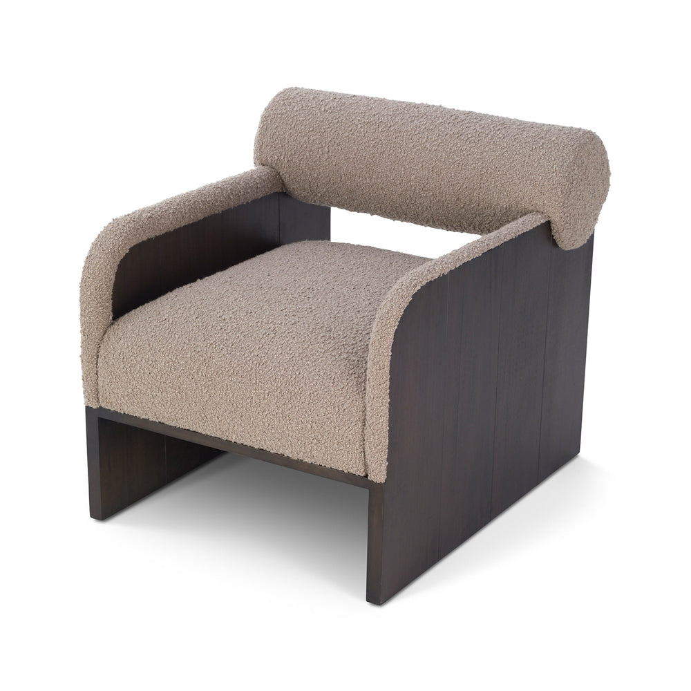 Liang & Eimil Elis Occasional Chair – Beverly Bouclé Espresso Grey