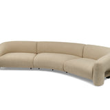 Liang & Eimil Erin Modular Sofa – Middle Module - Capela Sand & Black (CRIB5)