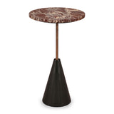 Liang & Eimil Ethan Side Table – Levante marble & Antique Bronze