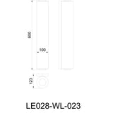Liang & Eimil Fento IP44 Wall Lamp - Antique Bronze and Alabaster Effect - Large