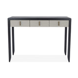 Liang & Eimil Garda Dressing Table – Wenge & Taupe Faux Leather