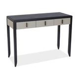 Liang & Eimil Garda Dressing Table – Wenge & Taupe Faux Leather