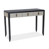 Liang & Eimil Garda Dressing Table – Wenge & Taupe Faux Leather