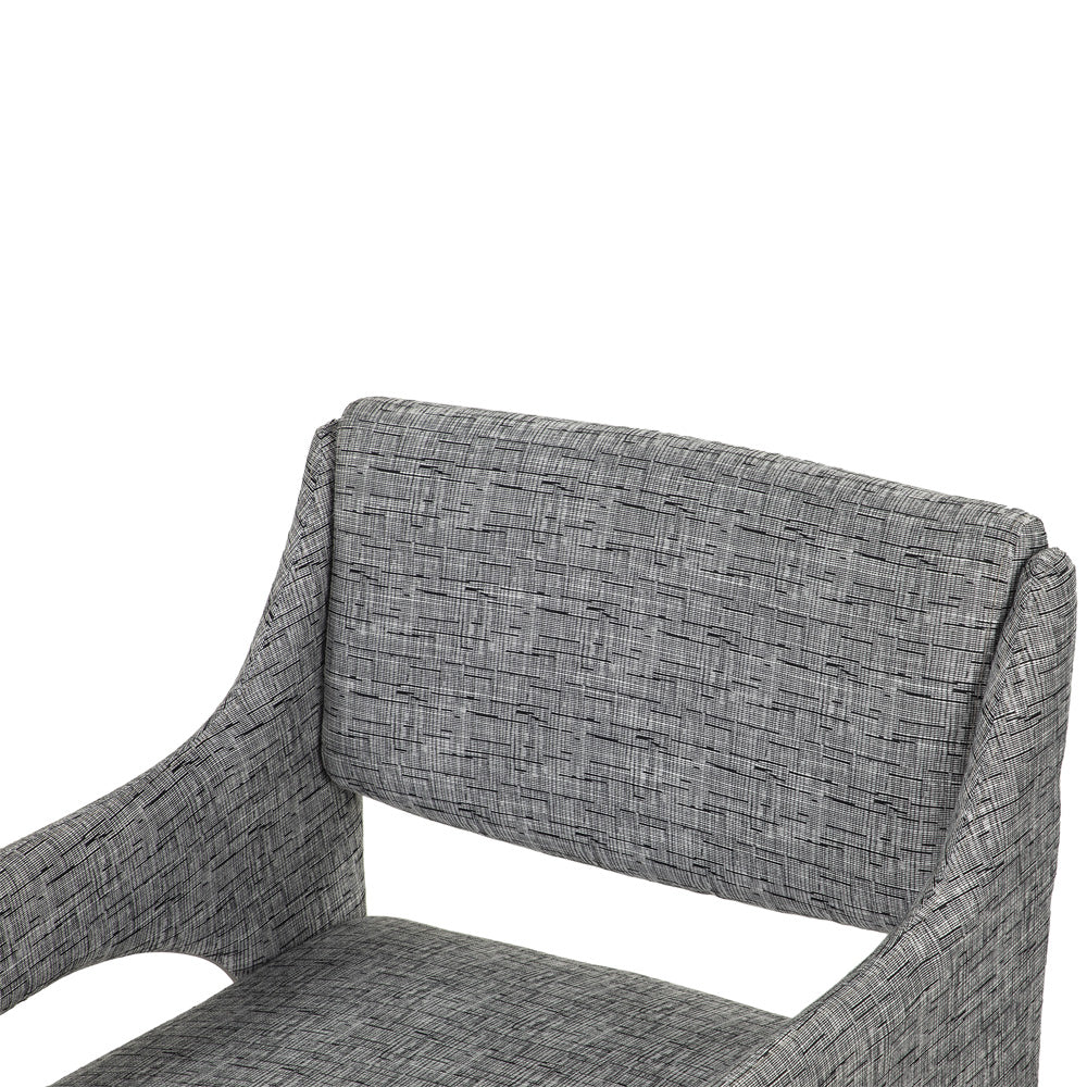 Liang & Eimil Godard Dining Chair in Artesan Black and White - Excess Stock