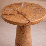Liang & Eimil Hermes Side Table - Brown Marble