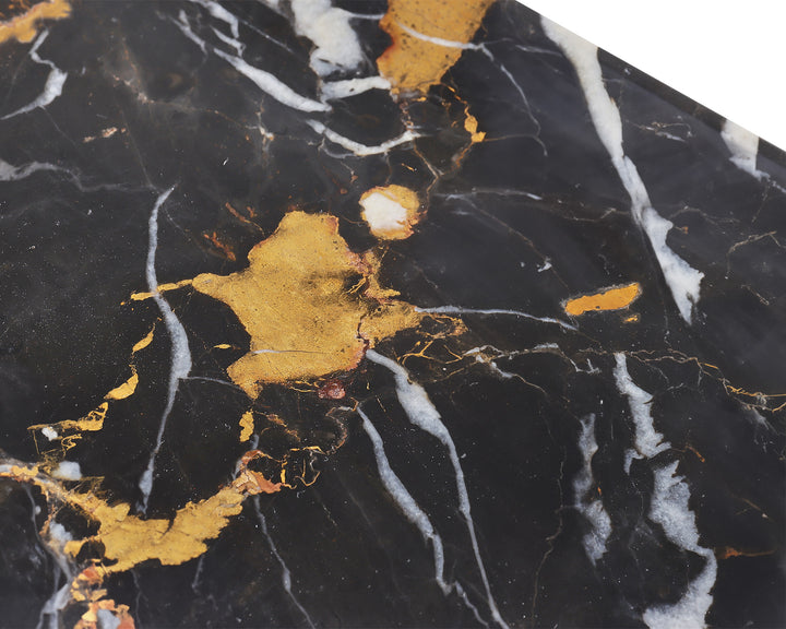 Liang & Eimil Horus Tray in Black and Gold Marble