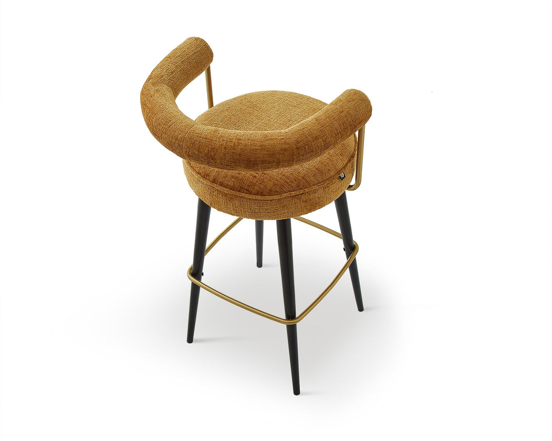 Liang & Eimil Josephine Bar Stool – Bennett Mustard