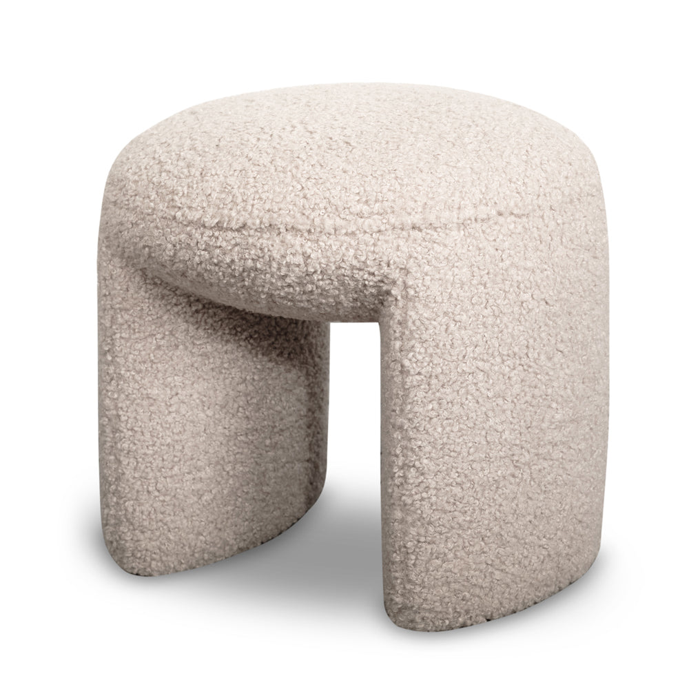 Liang & Eimil Kramer Stool in Alpaca Sand