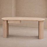 Liang & Eimil Lluna Desk – Brushed Natural American White Oak