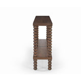 Liang & Eimil Legend Console Table – Brushed Mid Brown Acacia Wood