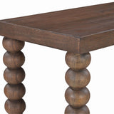 Liang & Eimil Legend Console Table – Brushed Mid Brown Acacia Wood