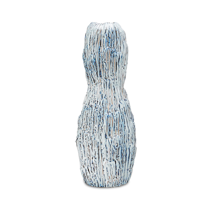 Liang & Eimil Lennon Vase – Blue and White Glaze – Large