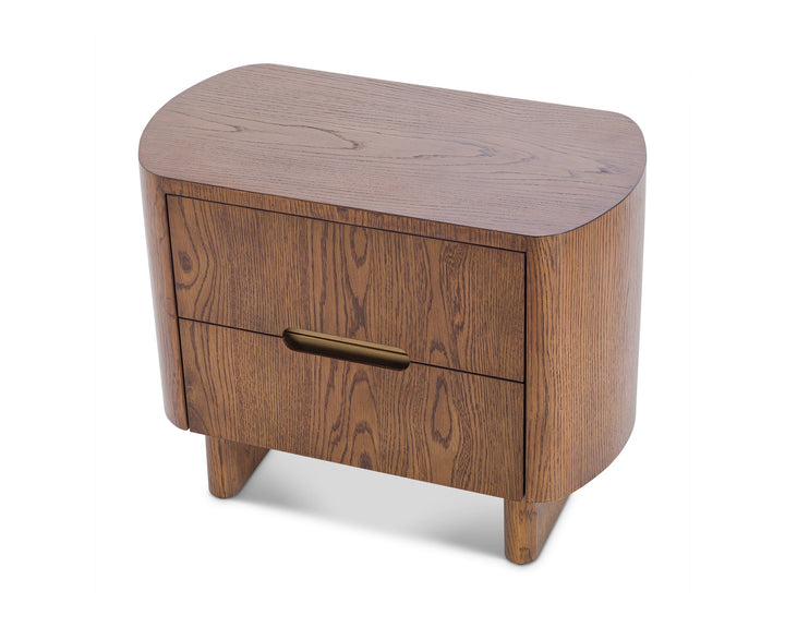 Liang & Eimil Lettos Bedside Table – Brushed Brown Oak