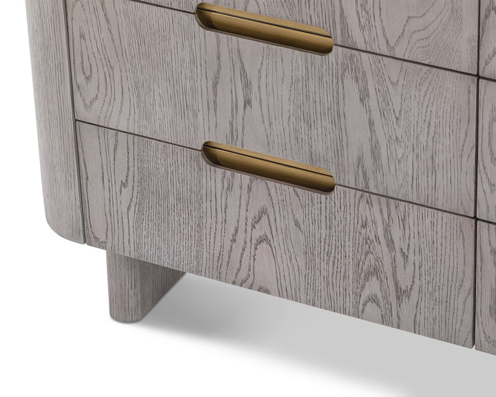 Liang & Eimil Lettos Chest of Drawers – Silver-Black Oak