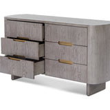 Liang & Eimil Lettos Chest of Drawers – Silver-Black Oak