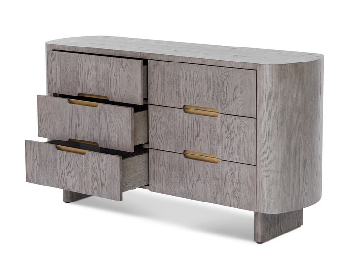 Liang & Eimil Lettos Chest of Drawers – Silver-Black Oak