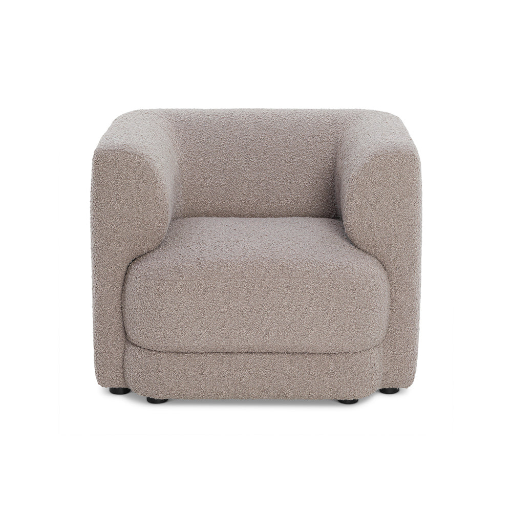Liang & Eimil Lexington Occasional Chair – Beverly Boucle Espresso Grey