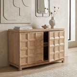 Liang & Eimil Llauna 2 Door Sideboard - Brushed Light Beige Oak