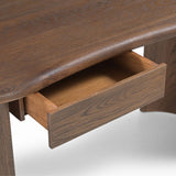 Liang & Eimil Lluna Desk – Brushed Mid Brown Oak