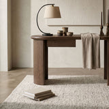 Liang & Eimil Lluna Desk – Brushed Mid Brown Oak
