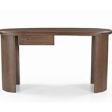 Liang & Eimil Lluna Desk – Brushed Mid Brown Oak