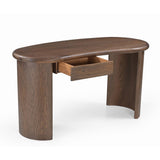 Liang & Eimil Lluna Desk – Brushed Mid Brown Oak