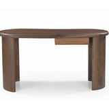Liang & Eimil Lluna Desk – Brushed Mid Brown Oak