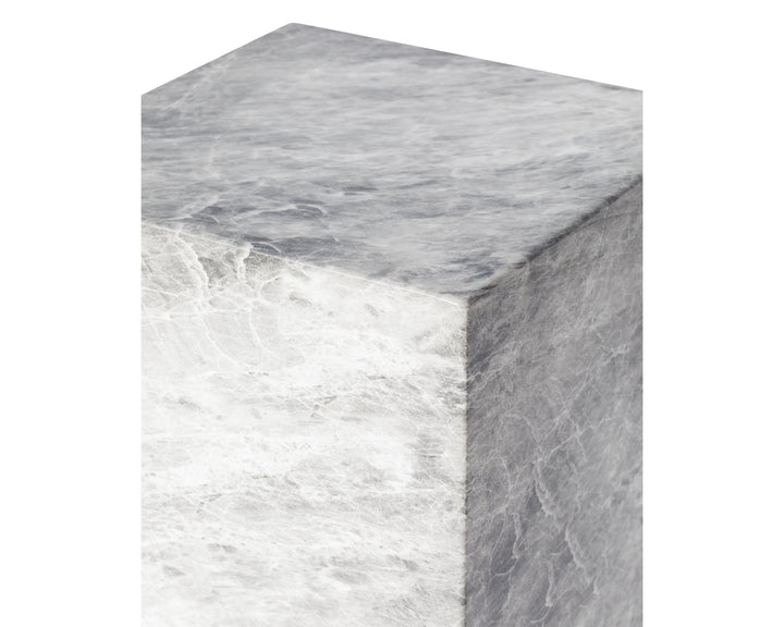 Liang & Eimil Long Pedestal – Grey Faux Marble