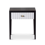 Liang & Eimil Malibu Bedside Table – 1 Drawer – Black