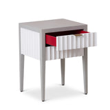 Liang & Eimil Malibu Bedside Table – 2 Drawers – Grey